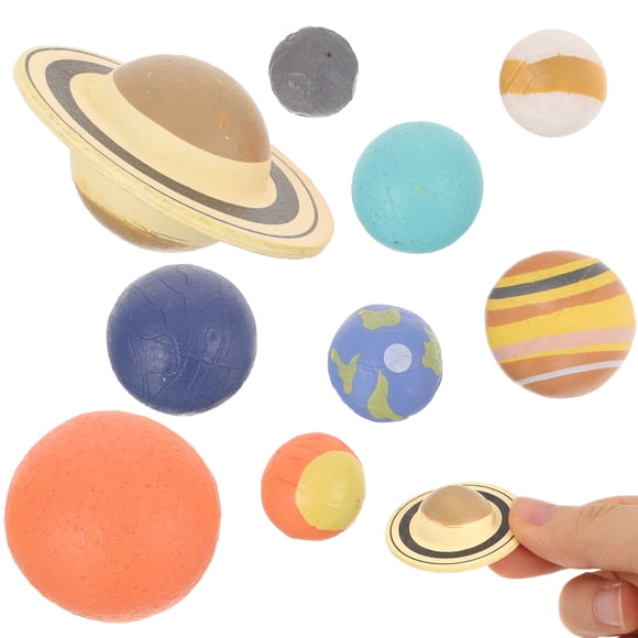 1 Set Planets Models Solar System Planets Figures Kids Educational Toys Astronomy Enthusiast Gifts