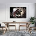 thumbnail image 3 of Dark Dragon Canvas Wall Art Prints Poster Gifts Photo Picture Painting Posters Room Decor Home Decorative 12x18inch(30x45cm), 3 of 6