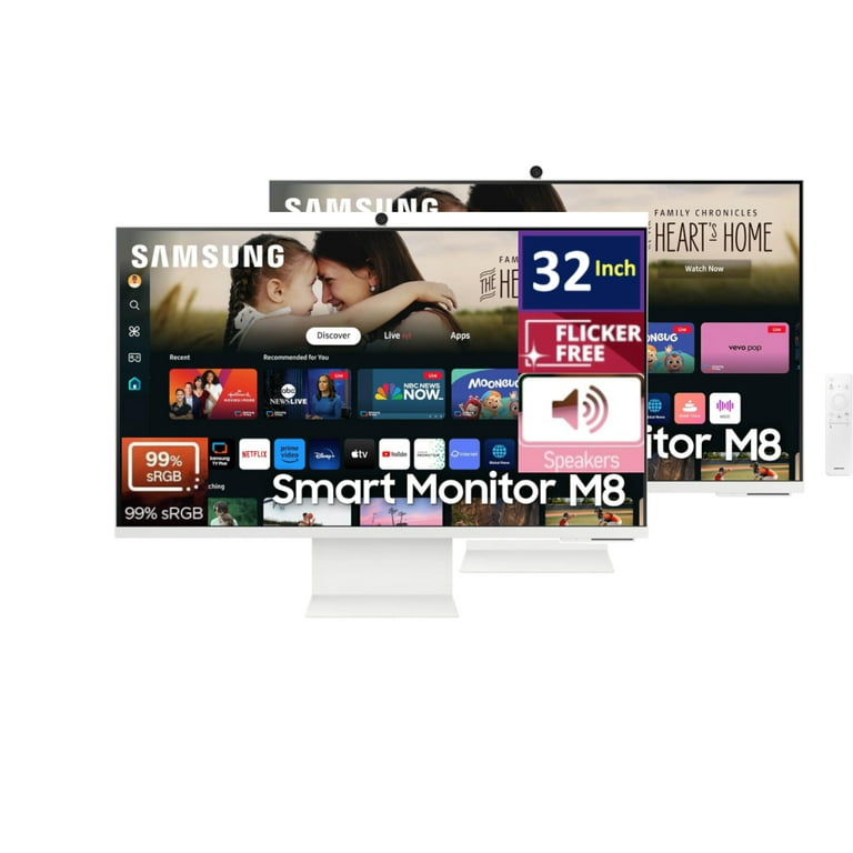 Samsung 32-Inch M8 (M80D) 4K UHD Smart Monitor with Streaming TV