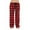 Red - Buffalo Plaid, variant on #followme Buffalo Plaid Flannel Pajama Pants for Women with Pockets (Red - Buffalo Plaid, X-Small)