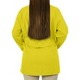 thumbnail image 3 of Panda Uniform by HeedFit Women’s 32" Colored Lab Coat – Custom Fit Medical Lab Coat, Multi-Color 5XL Yellow, 3 of 8