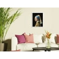 thumbnail image 3 of Girl with a Pearl Earring - From an Original Color Painting by Johannes Vermeer c.1665 - Master Art Print (Unframed) 12in x 18in, 3 of 4