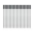 thumbnail image 1 of Recargas De Tinta Negra (20 Piezas) Recargas De Bolígrafos Reemplazables Punta Media De 1 Mm - Negro, 1 of 4