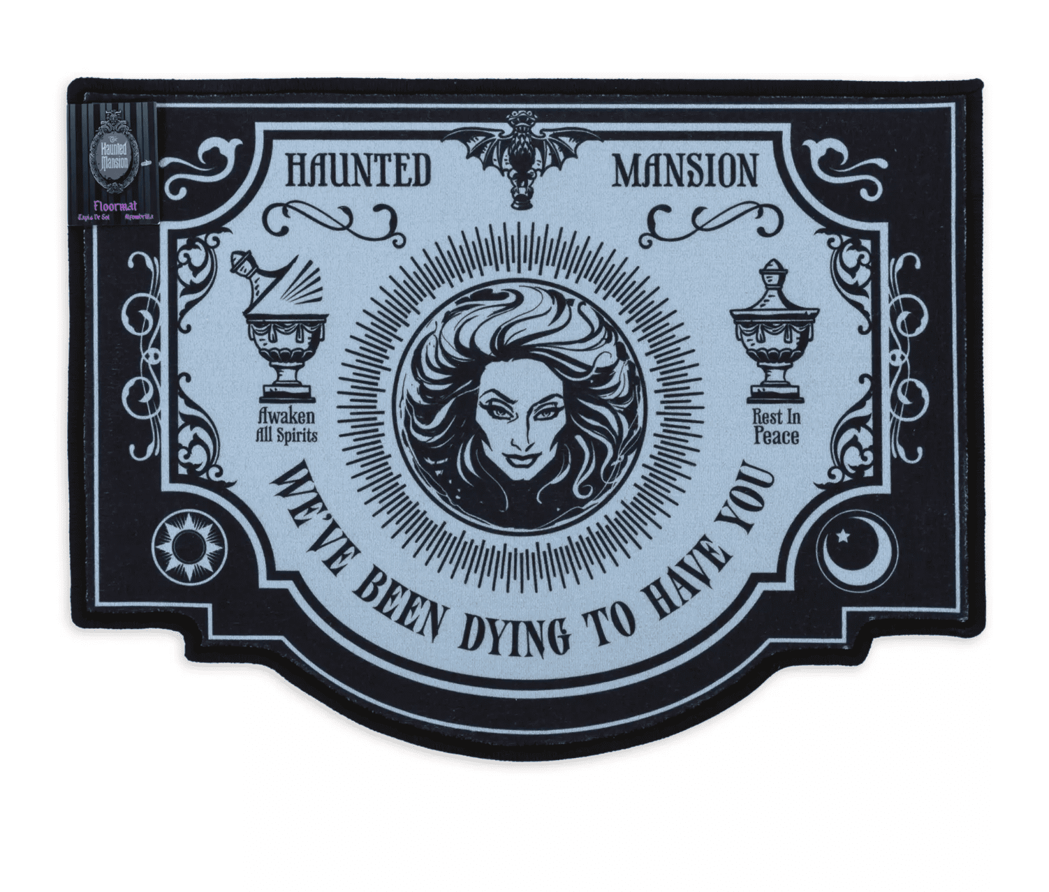 Disney Haunted Mansion Madame Leota Doormat, Polyester, 29 3/4'' W