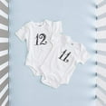 thumbnail image 5 of JumpOff Jo Baby Milestone Onesies, 12 Bodysuit Set, Seize The Moments, Numbers, 5 of 7