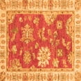 thumbnail image 1 of Ahgly Company Indoor Square Oriental Orange Modern Area Rugs, 6' Square, 1 of 4