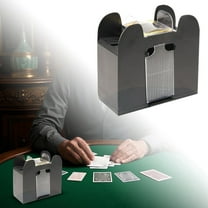 Automatic Card Shuffler Machine for Poker Texas Hold'em Mahjong and Tabletop Games Efficient Portable Shuffling Device