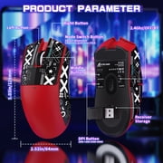 ATTACK SHARK X11SE Wireless Gaming Mouse, PixArt PAW3311 Gaming Sensor, BT/2.4G Wireless/Wired, 65 Hours Battery, Upgrade BK52820 Chip