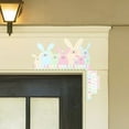 thumbnail image 3 of FaLX Easter Ornament Decorative Easter Rabbit Egg Corner Door Plate Home Supplies, 3 of 8