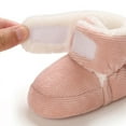 thumbnail image 6 of Newborn Baby Fleece Warm Boots Frist Walkers Shoes Infants Soft Sole Booties Snow Shoes, 6 of 7