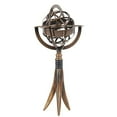 thumbnail image 3 of Brass Armillary Globe with Buffalo Horn Stand, 3 of 3