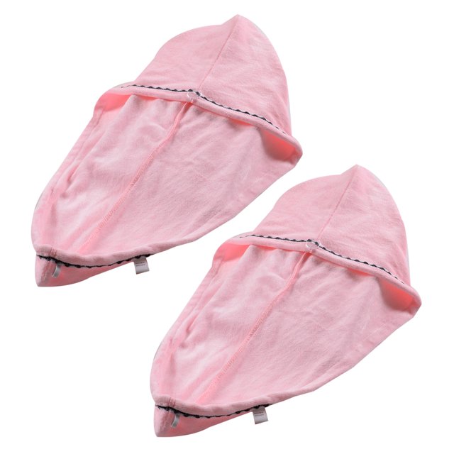 Turbante de toalla para el cabello, paquete de 2, microfibra suave y absorbente para cabello normal/grueso/fino/largo/corto/rizado