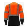 thumbnail image 2 of Radyan 2-Tones Mesh Reflective Long Sleeve Safety T-Shirt - 12 Pack, 100% Polyester, Size: Adult, 2 of 5