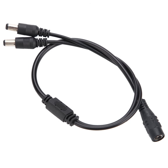 Adapter Cable Splitter, Extension Cord 5.5x2.1mm Power Cord Splitter, Cable Extension For CCTV Camera