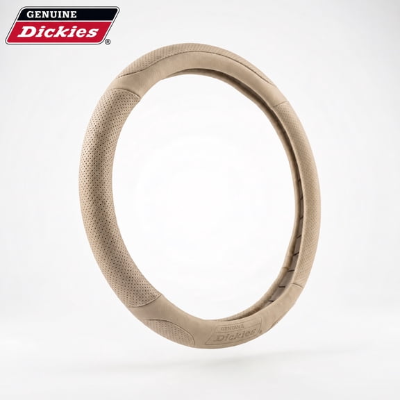 Genuine Dickies Peterson Bonded Leather Steering Wheel Cover, Tan