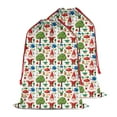 thumbnail image 2 of Christmas Bags Drawstring,White Christmas Gnome Pattern Large Xmas Christmas Gift Bags,Reusable for Xmas and New Year Party Favors and Supplies,27.6" X 19.7", 2 of 6