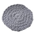 thumbnail image 2 of Cojín redondo de punto para asiento, cojín para silla, cojín de lectura, alfombrilla para sentarse versátil, 50x50cm, para dormitorios, exteriores, Gris, 2 of 8