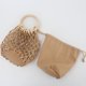 thumbnail image 4 of Zhuge Bolso de hombro tejido para mujer, bolso de mano tejido, bolso de mano tejido elegante para playa de verano, bolsos de hombro de 4,72 x 4,72 x 7,08 pulgadas (caqui), 4 of 4