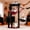 Black and Red-39.4 inch, variant on Cat Tree 39.4 Inches Gothic Tower Condo With For Indoor Cats Fully Wrapped Sisal Pole Soft Platform 2 Baskets And Dangling Black Red Hct006sbr