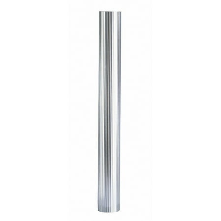 Tapered Pedestal - Garelick 75348:01 Table Pedestal for Smaller Boats - Fluted Taper Stanchion Post Only (Surface Mount)