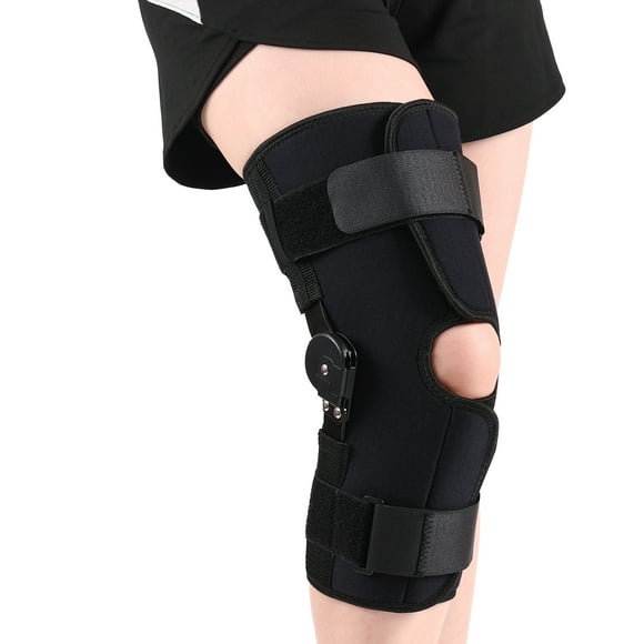 Professional Knee Brace for Knee Pain, Adjustable Hinged Knee Support with Removable Side Stabilizers, Strong Stability for Joint Pain Relief, Arthritis, Meniscus Tear, ACL, PCL, Runner, Sports