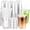 16oz, variant on 50 count 12 oz Clear Cups with and Straws, Disposable Coffee Smoothie Milkshake Juice Cups To Go, Iced Drink Cold Beverage Cup for , Office, BBQ, Parties, Outdoor Events, Travel
