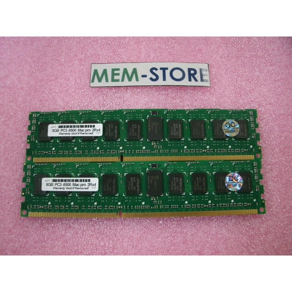 16GB (2X8GB) DDR3 1066MHz ECC Memory MacPro4,1 Quad-Core 2.66GHz 2.93GHz 3.33GHz (3rd Party)