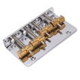 thumbnail image 4 of Conjunto de puente para bajo de 4 cuerdas, silla de puente de guitarra de cobre de instalación sencilla y robusta para mantenimiento, 4 of 12