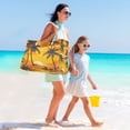 thumbnail image 7 of DIXRUYEE Beach Cooler Travel Tote Bags Beach Bag Fashion Tropical Sunset Serenity Printed, 7 of 7