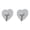 White 2PCS, variant on Adhesive Wall 4 Pcs Hooks Heavy Duty No-Drill Heart-Shaped Decorative Hooks Renter-Friendly Wall Organizer for Kitchen, Bathroom, Bedroom, Ceiling & Home Storage Use
