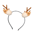 thumbnail image 3 of Ganfancp Christmas Red Deer Antlers Diadema para Niñas y Niños Lindo Accesorios para El Cabello Forest Deer Diadema Accesorios Adultos Accesorios para El Cabello Ofertas Flash Liquidación 1*Cinta par, 3 of 5