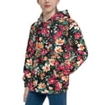 thumbnail image 2 of Daiia Many Kind Of Flowers for Boys Fashion Hoodies & Sweatshirts with Kangaroo Pocket,Hooded Sweatshirt for Kid, Breathable& Moisture Wicking-Small, 2 of 6