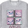 thumbnail image 3 of Disney - Lilo & Stitch - All The Expressions Of Angel - Men's Crew Neck Fleece Pullover, 3 of 5