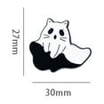 thumbnail image 2 of Matoen Halloween Cute Pins Enamel Backpack Pins Alloy Enamel Brooch Pumpkin Lapel Pin Funny Ghost Brooch Cowboy Badge Pin for Bookbags Clothes/Jackets & Hat Decoration, 2 of 3