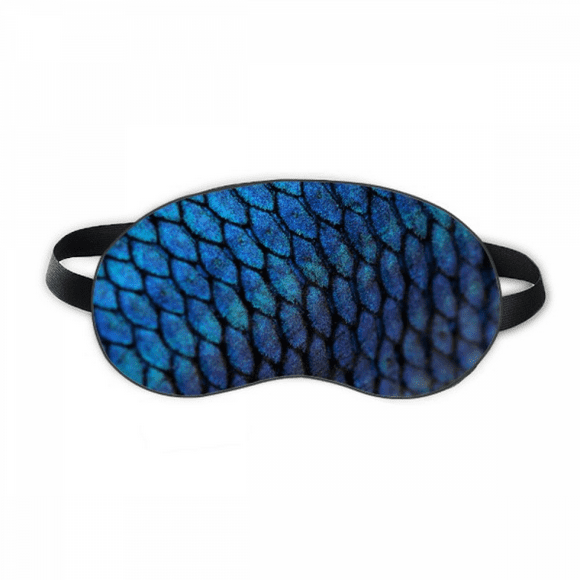 Fish Blue Mystery Enlarge Sleep Eye Shield Soft Night Blindfold Shade Cover