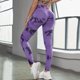 thumbnail image 4 of Pantalones de yoga sin costuras para mujer con estampado tie dye: cintura alta, efecto lifting en los glúteos, cierre con lazo, leggings opacos para hacer ejercicio, versátiles para fitness/pilates, 4 of 4