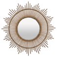 thumbnail image 1 of Plutus Brands PBTH93106 Natural Fiber Rattan Wall Mirror, Brown, 1 of 1