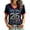 Navy, variant on Women's Never Forget 9/11 Shirt 25th Anniversary Memorial Tee with Twin Towers & USA Flag Patriotic Graphic Top Army Green L