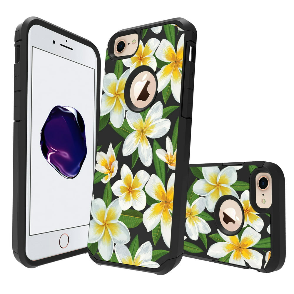 Miniturtle Case Compatible With Apple Iphone 6 Iphone 6s [floral Print Series][cute Hybrid