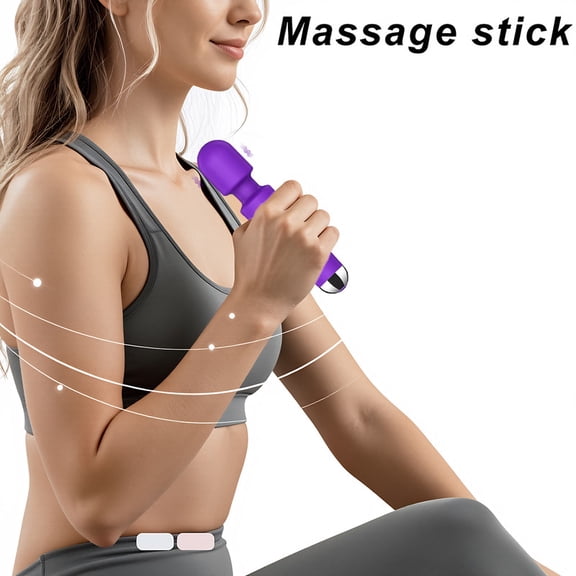 1Pc Portable - Massager Wand - Quiet Muscle Device, Deep Tissue Gun-Like Massager for Athletes, Home & Gym Use, & Easy OperationB8
