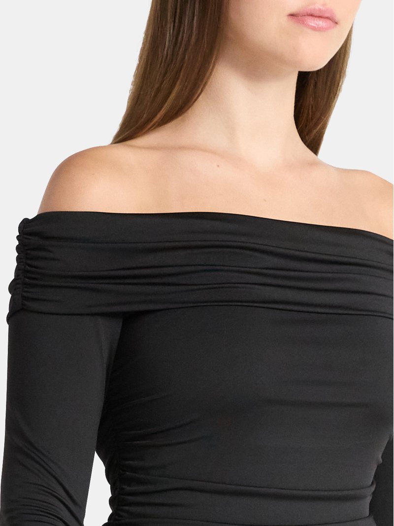 no boundaries off the shoulder dress No Boundaries Off The Shoulder Ruffle Dress Pink Junior Plus Size XXXL (21)