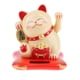 thumbnail image 2 of Figura de plástico de Maneki Neko con forma de gato de la suerte que se estrecha las manos, adorno para coche, 2 of 6
