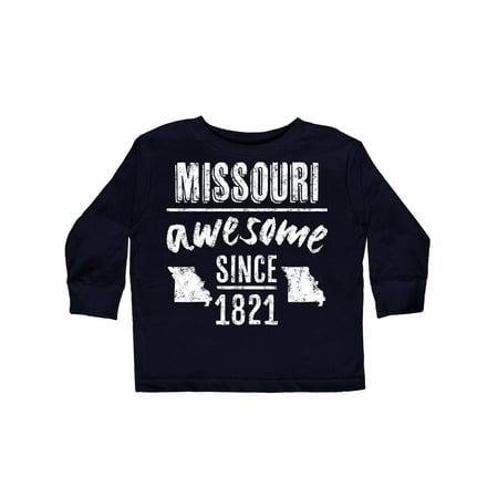 

Inktastic Missouri Awesome Since 1821 Gift Toddler Boy or Toddler Girl Long Sleeve T-Shirt