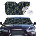 thumbnail image 2 of Kdxio Sunflowers Print Windshield Sun Shade,UV Rays and Sun Heat Protection,Sunshade for Car Windshield,Car Shade Front Windshield - Medium, 2 of 6