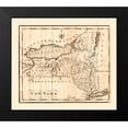 thumbnail image 2 of Unknown 22x20 Black Modern Framed Museum Art Print Titled - New York -1795, 2 of 5