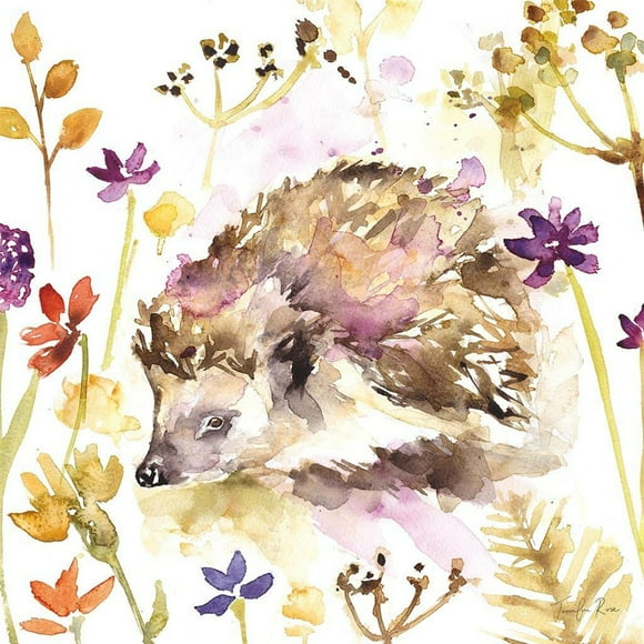 Jennifer Rose Hedgehog Canvas Print