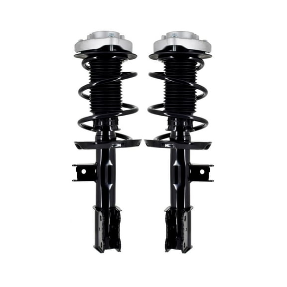 Pair of 2 Front Left-Right Quick Complete Strut-Coil Spring For 2014-2018 Mercedes-Benz CLA250 AWD