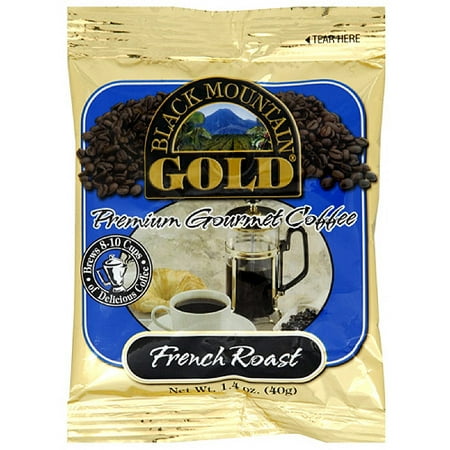 Black Mountain Gold French Roast Gourmet Coffee, 1.4 oz (Pack of 20)
