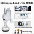 thumbnail image 3 of Woeilo 4 Pack Heavy Duty Leveling Feet, Furniture Leg Adjustable Load Levelers Foot, Leveling Height for Workbench Cabinet Pool Table Bench Machine Cabinet Refrigerator Feet (4000 lbs Loa, 3 of 5