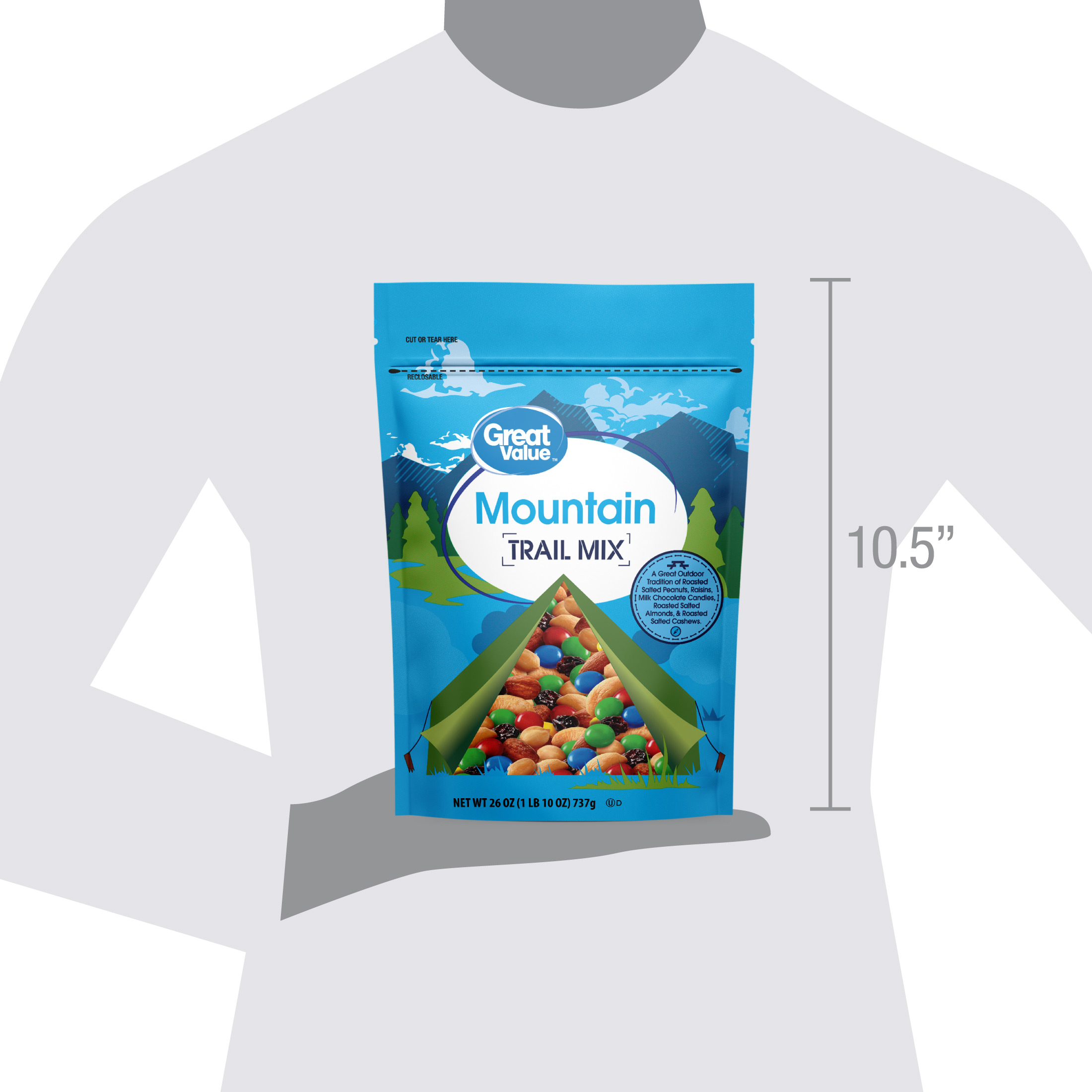 Great Value Mountain Trail Mix, 26 oz - image 5 of 6
